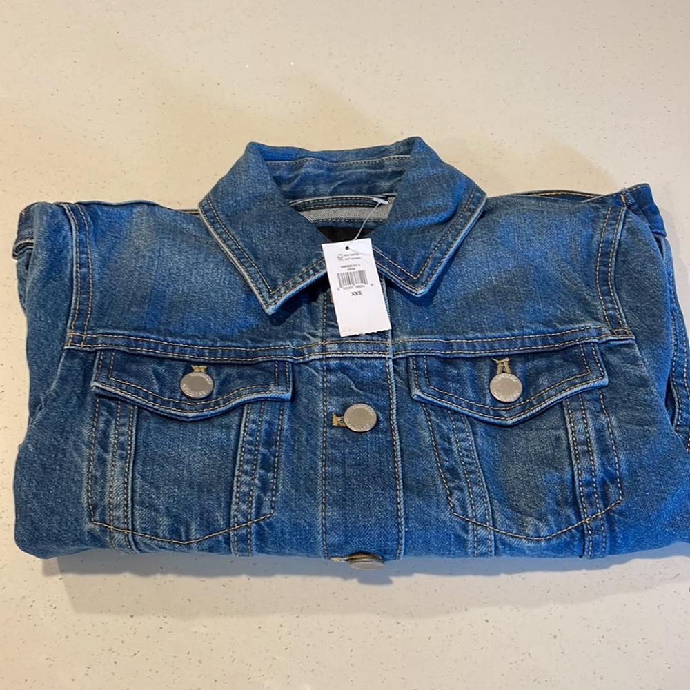 XXS Banana Republic Essential Medium Wash Denim Jean Jacket